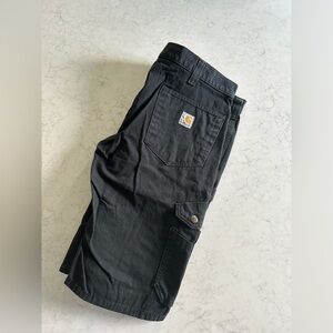 Black carhartt work shorts